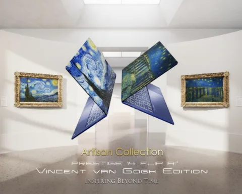 MSI Prestige 14 Flip AI+ Vincent van Gogh Edition